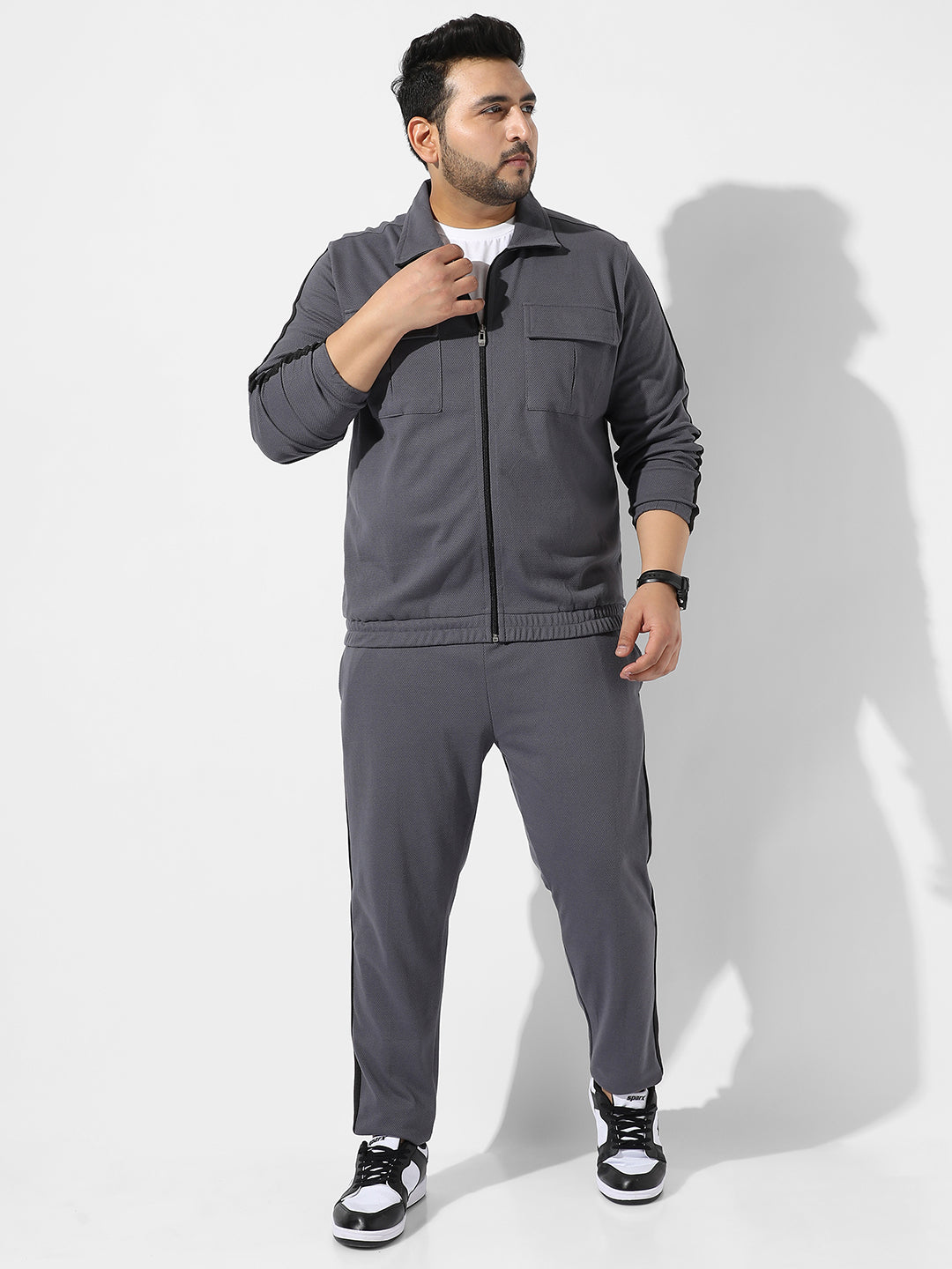 Solid Charcoal Grey Co-Ords Set