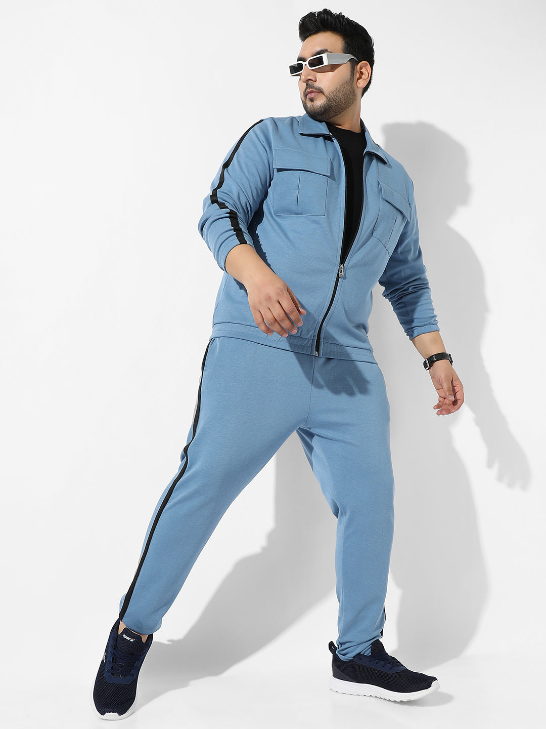 Solid Icy Blue Co-Ords Set