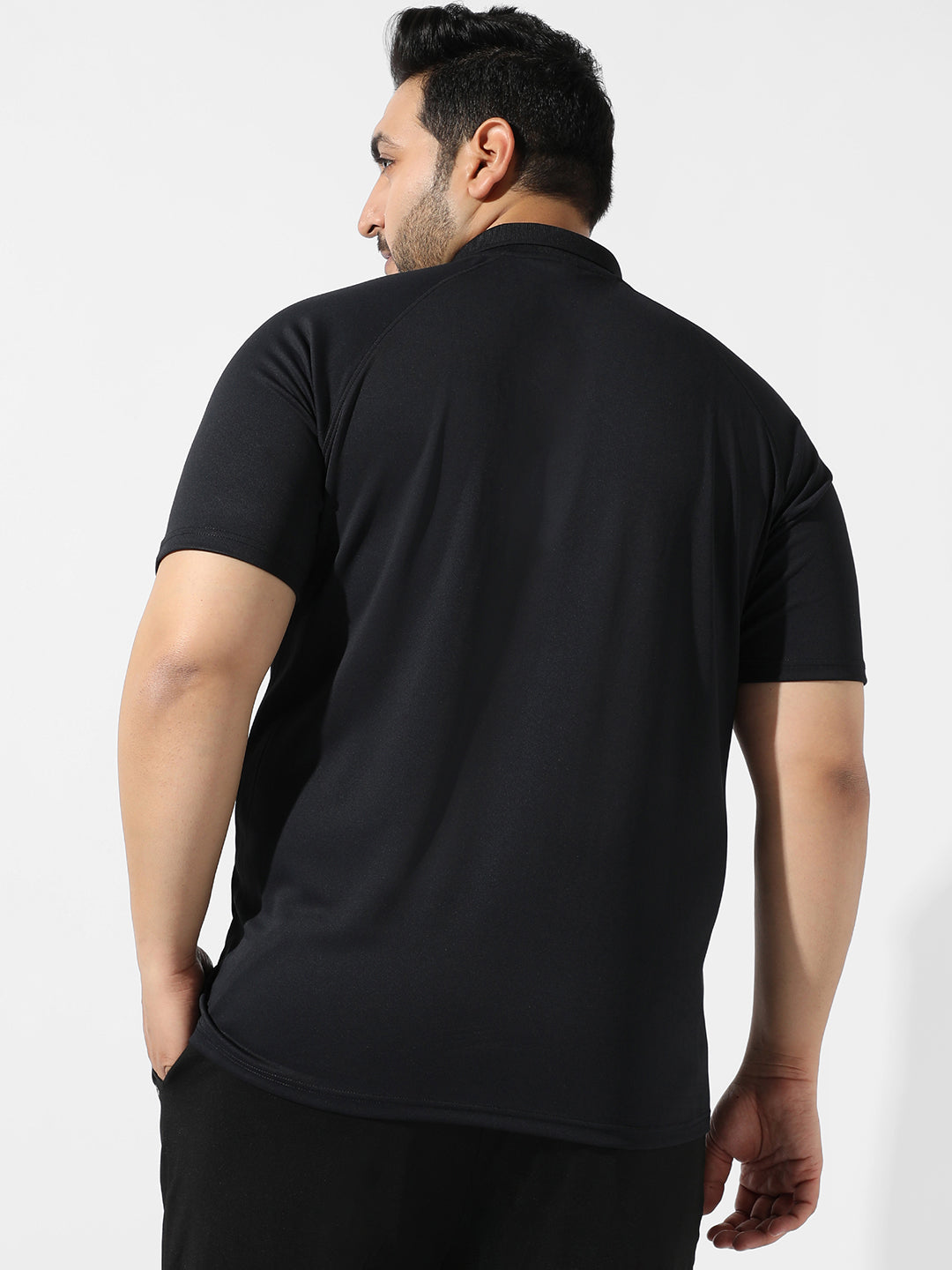 Black & Blue Colourblocked Activewear T-Shirt