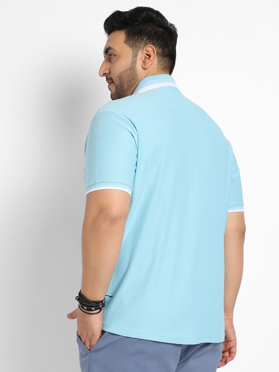 Sage Green Contrast Hem Shirt