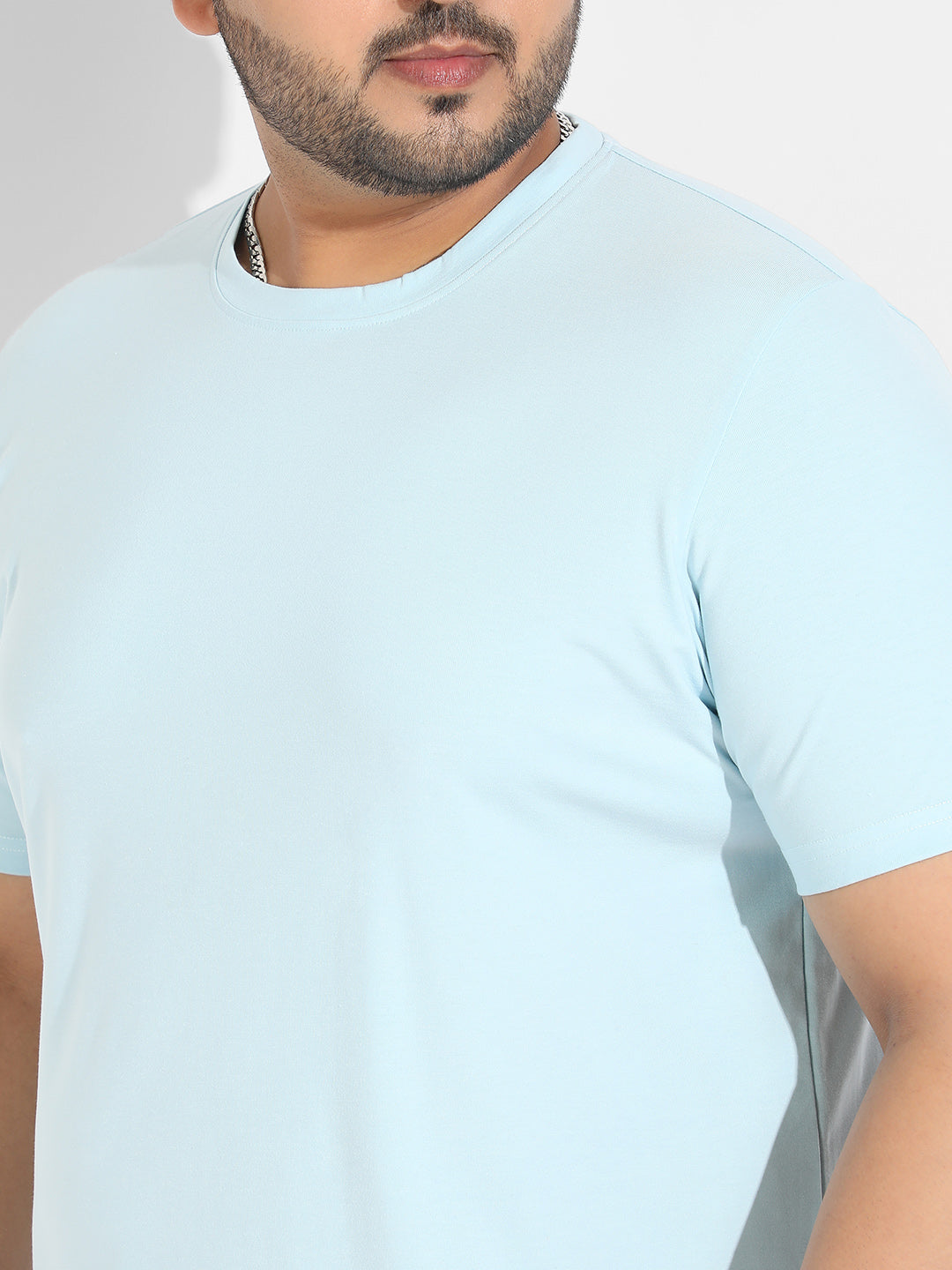 Icy Blue Split Face T-Shirt