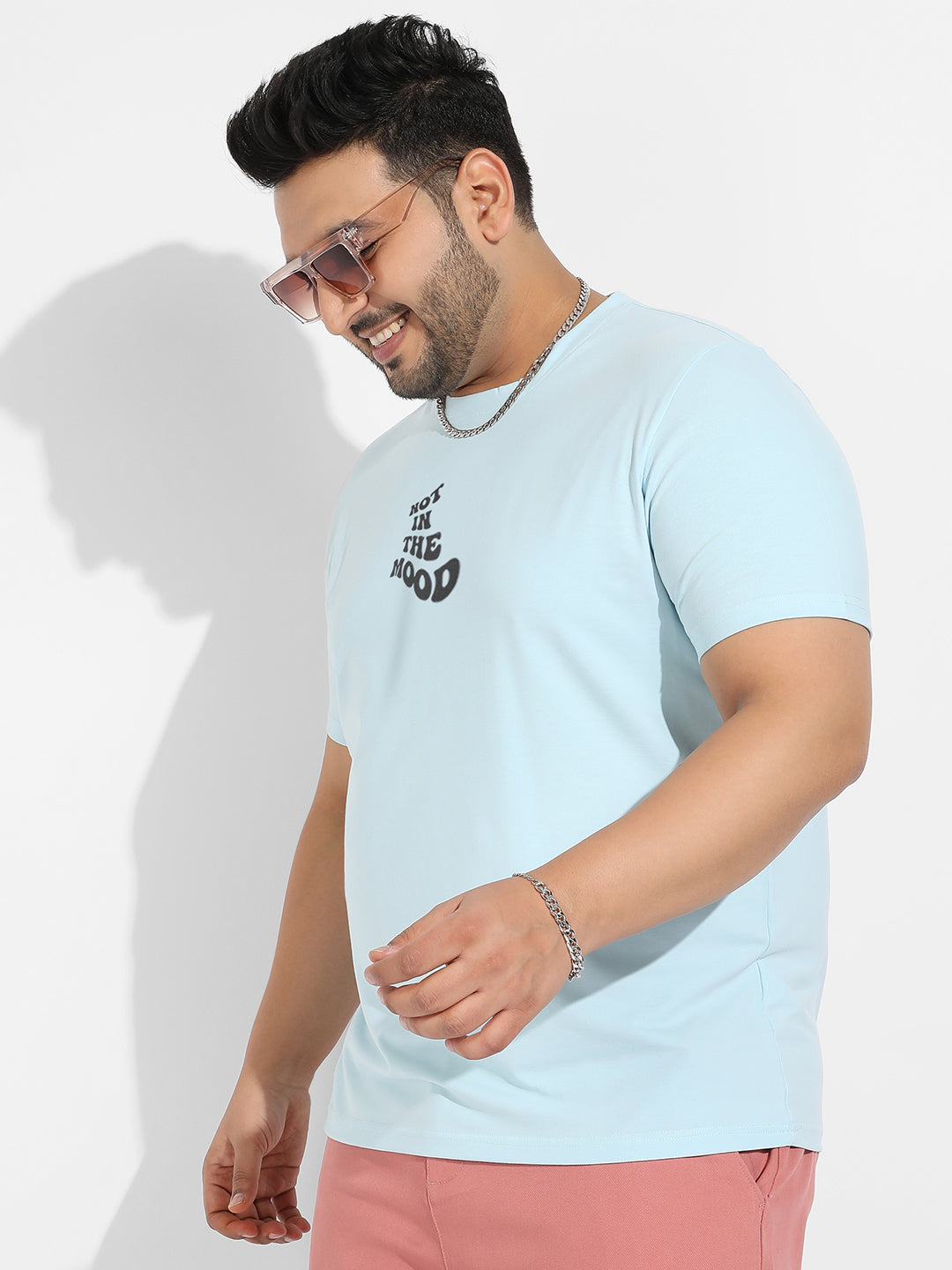 Icy Blue Flower Mood T-Shirt