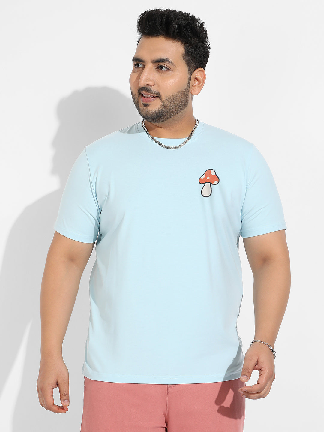 Icy Blue Mushroom T-Shirt
