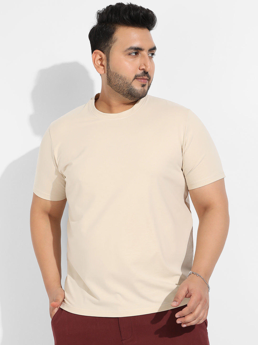 Beige Bite Me T-Shirt