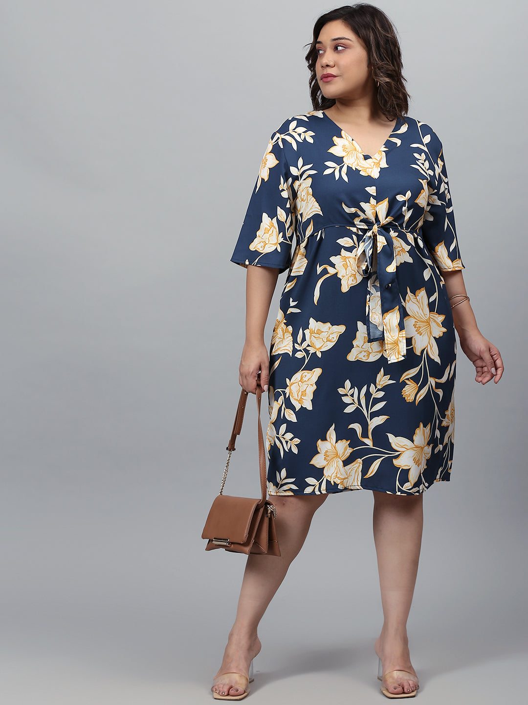 WOMEN FLORAL DESIGN DRESS