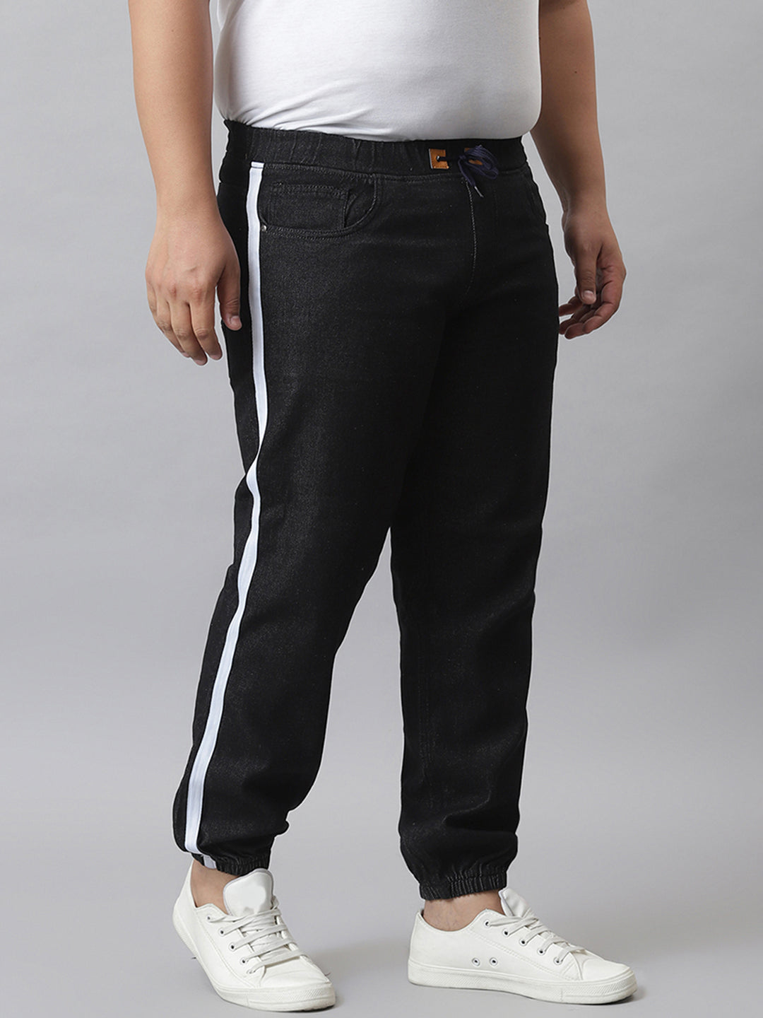 STRIPED STYLISH CASUAL DENIM JEANS