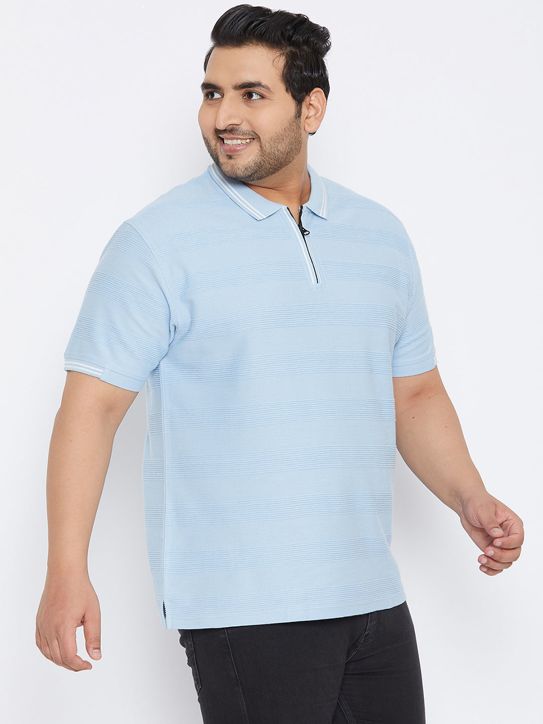 Solid Half Sleeve Casual T-Shirt