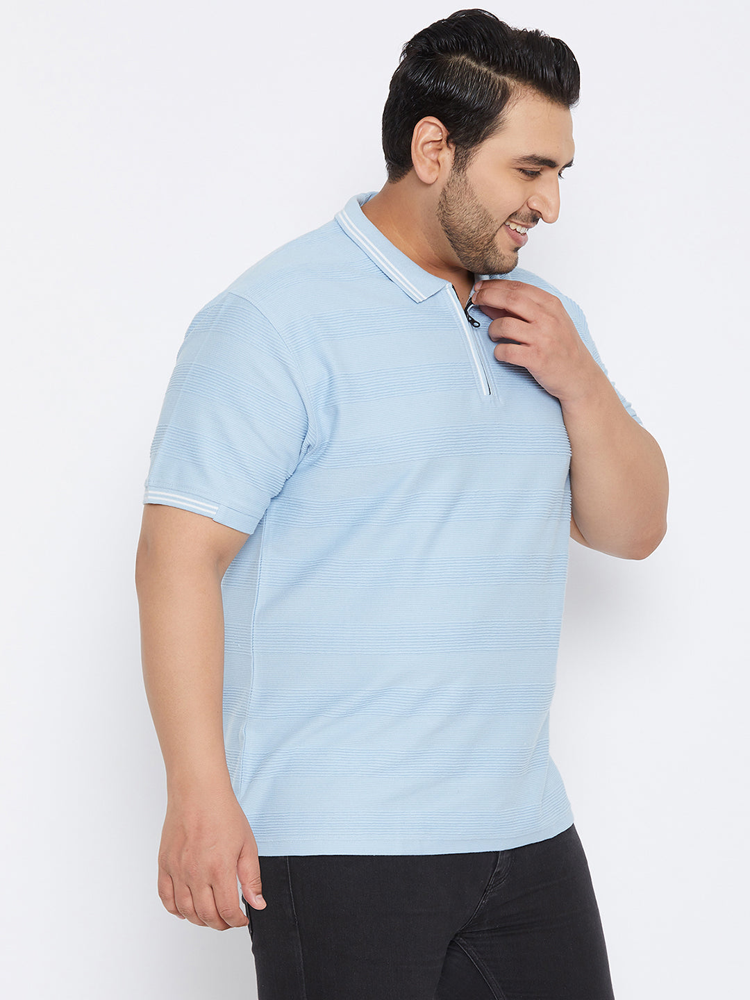 Solid Half Sleeve Casual T-Shirt