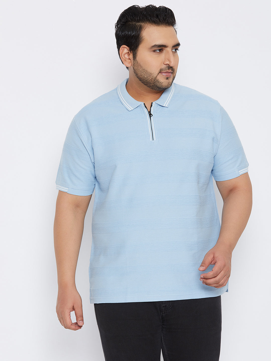 Solid Half Sleeve Casual T-Shirt