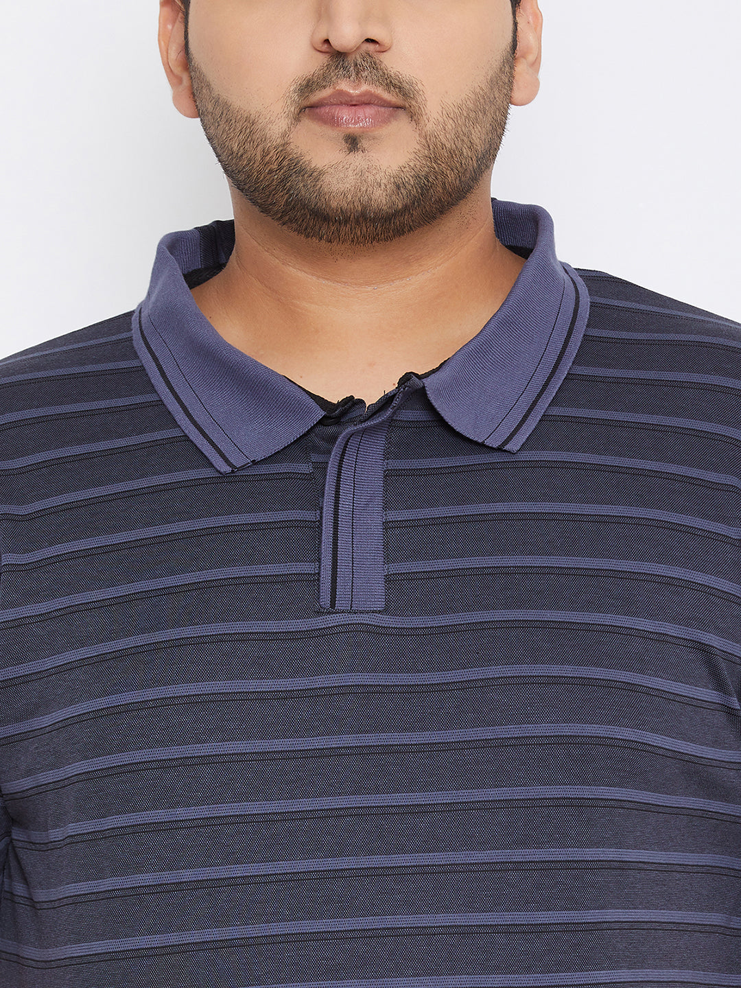 Striped Half Sleeve Casual T-Shirt