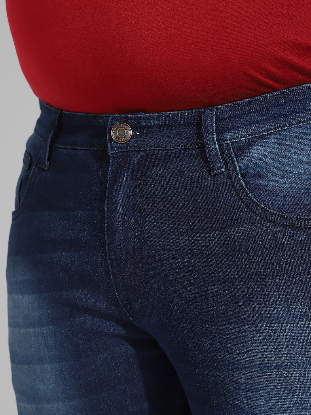 Instafab Plus Men’s Regular Fit Denim Jeans
