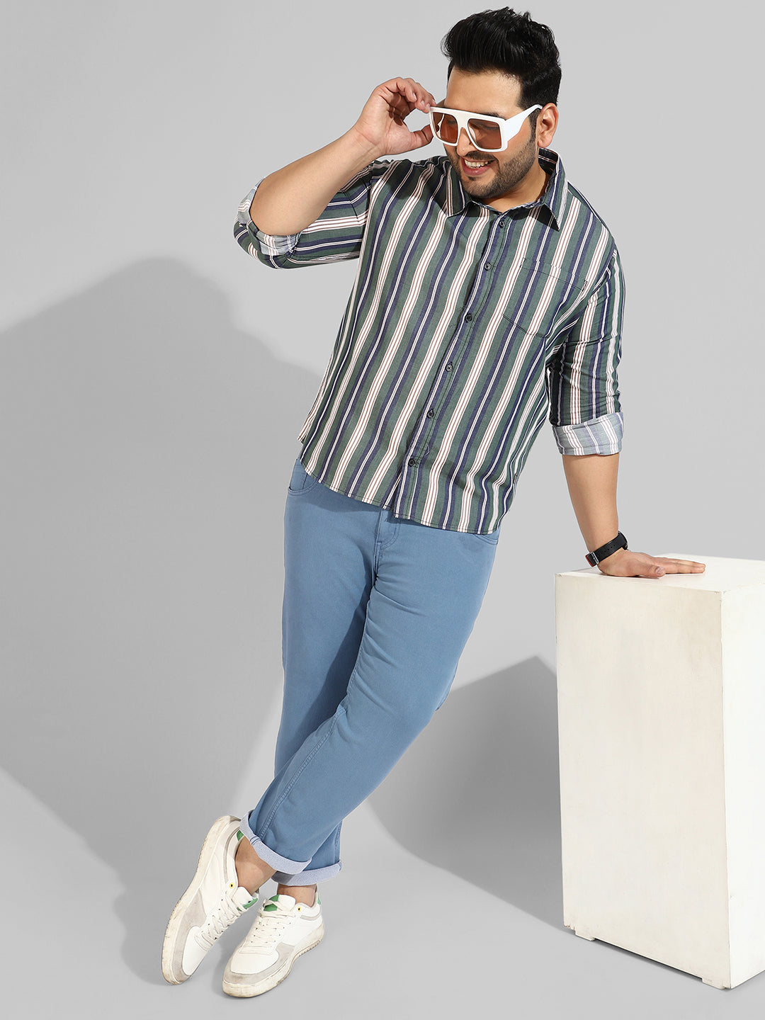 Full Sleeve Striped Casual Shirt