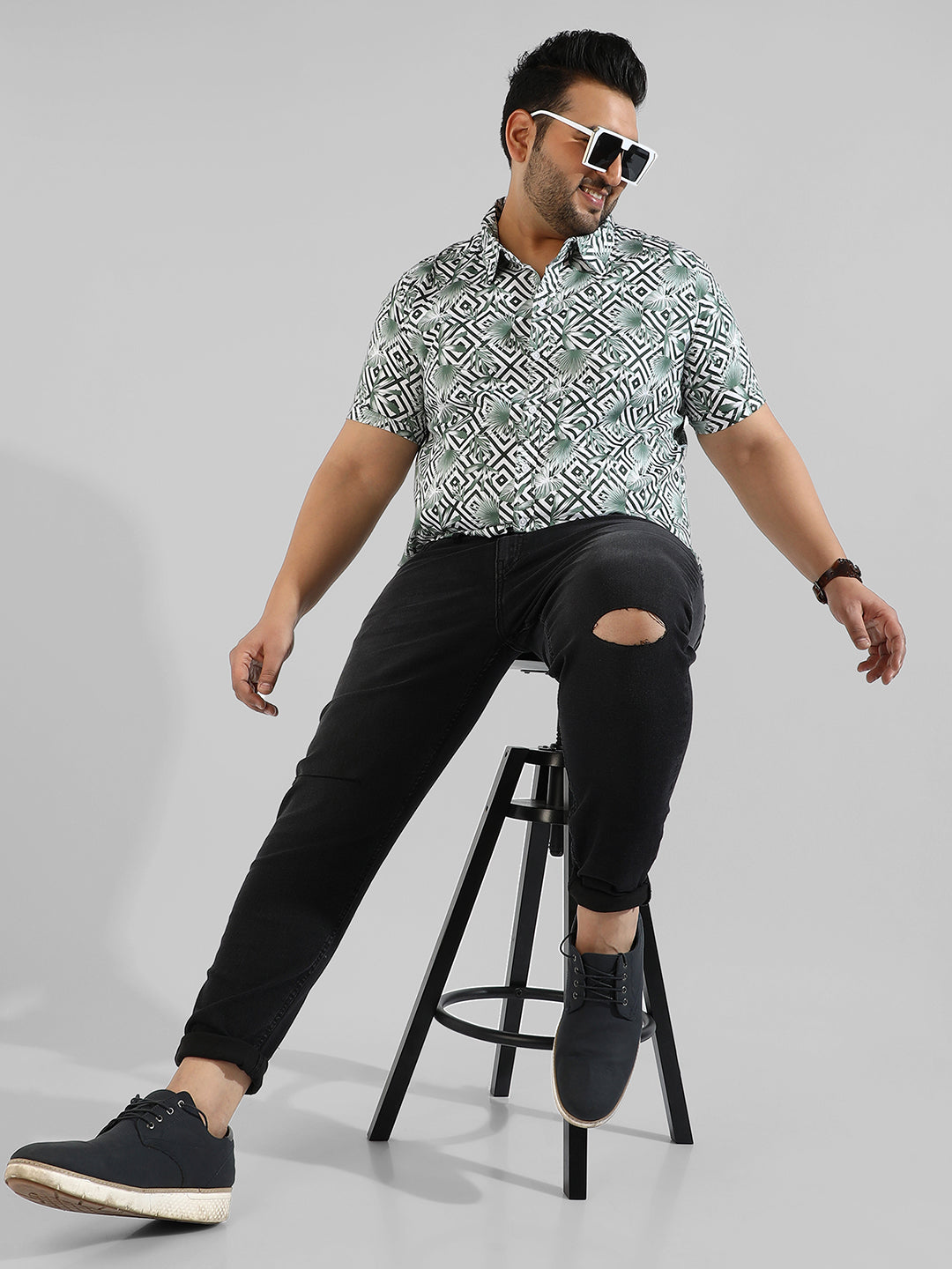 Casual Grapic Designed Shirt