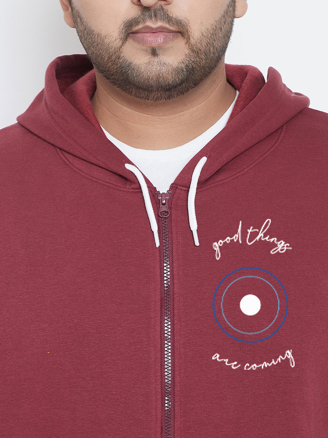 Solid Stylish Full Sleeve Hooded Casual Sweatshirt