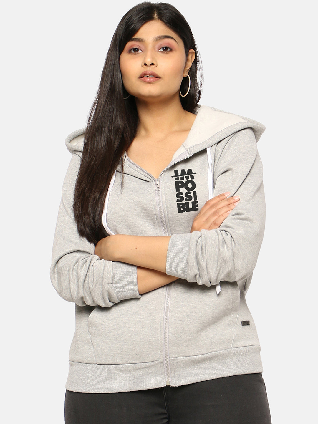 Printed Sweatshirt With Hood