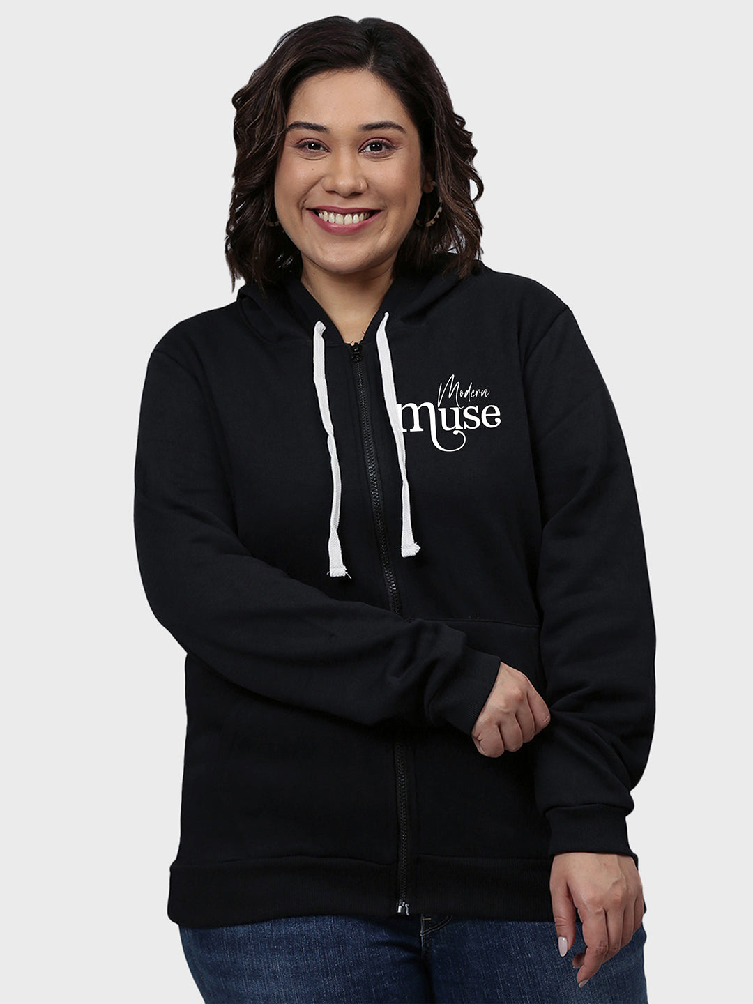 Typographic Sweatshirt With Hood