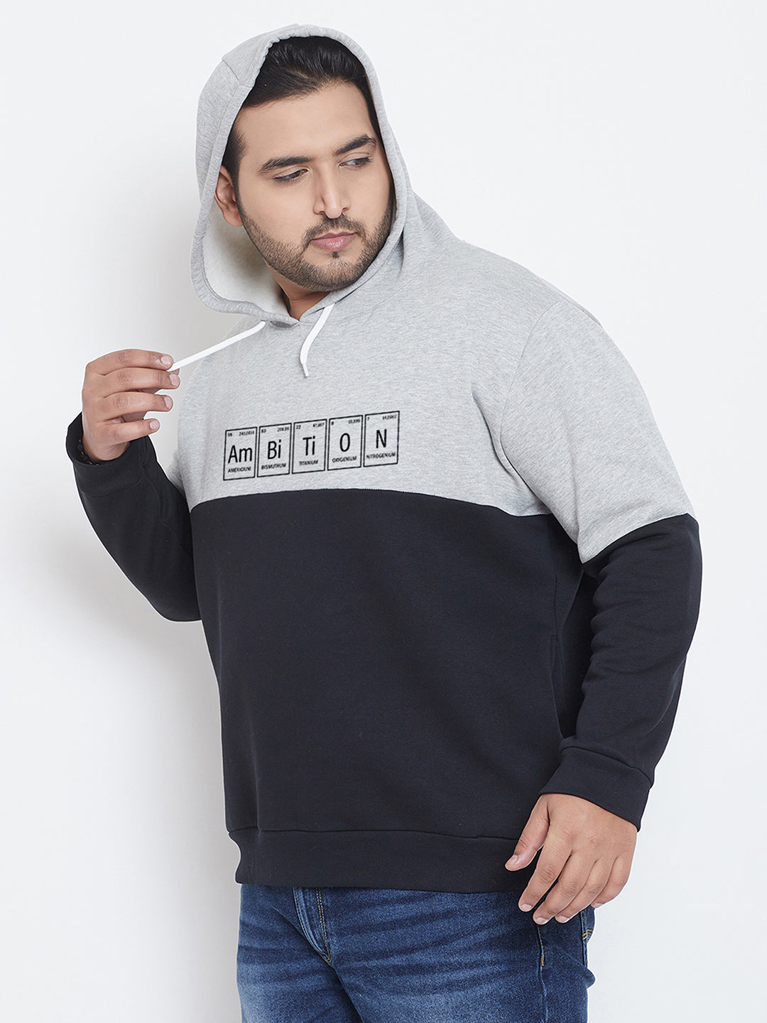 Colorblock Casual Hooded Sweastshirts