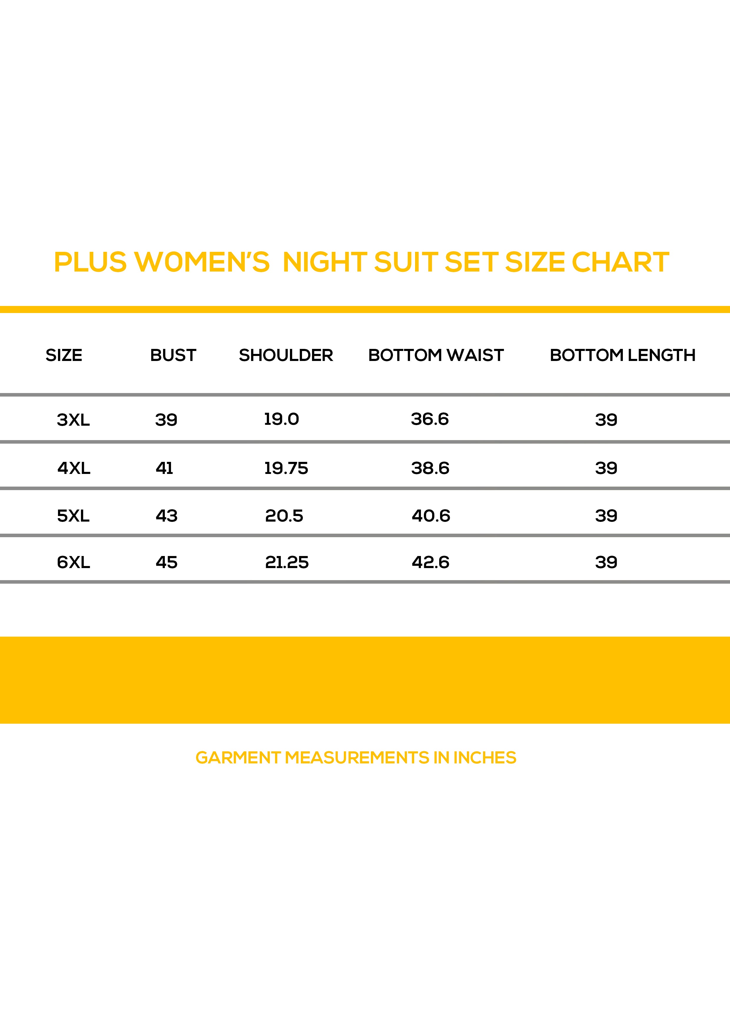 PLUS SIZE WOMEN PRINTED NIGHT SUIT OR NIGHTWEAR