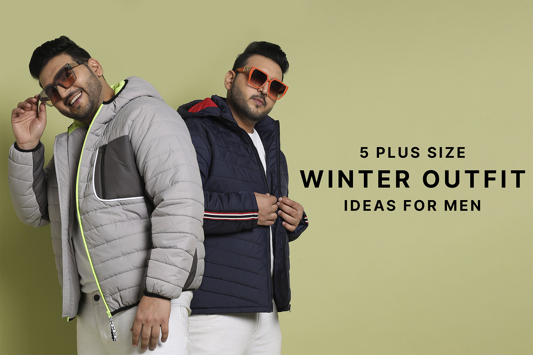 5 Plus Size Winter Outfit Ideas for Men