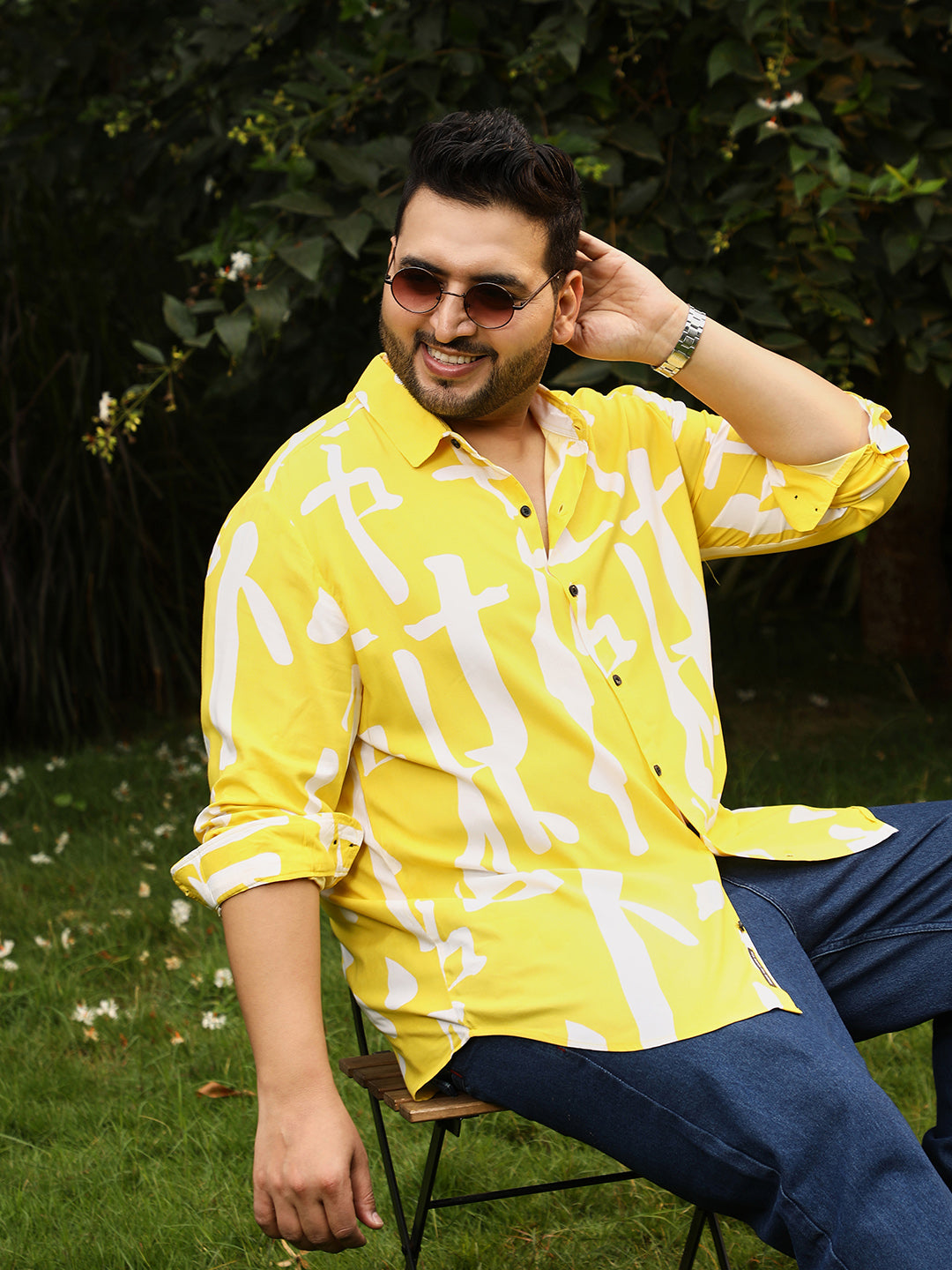 Abstract Print Shirt