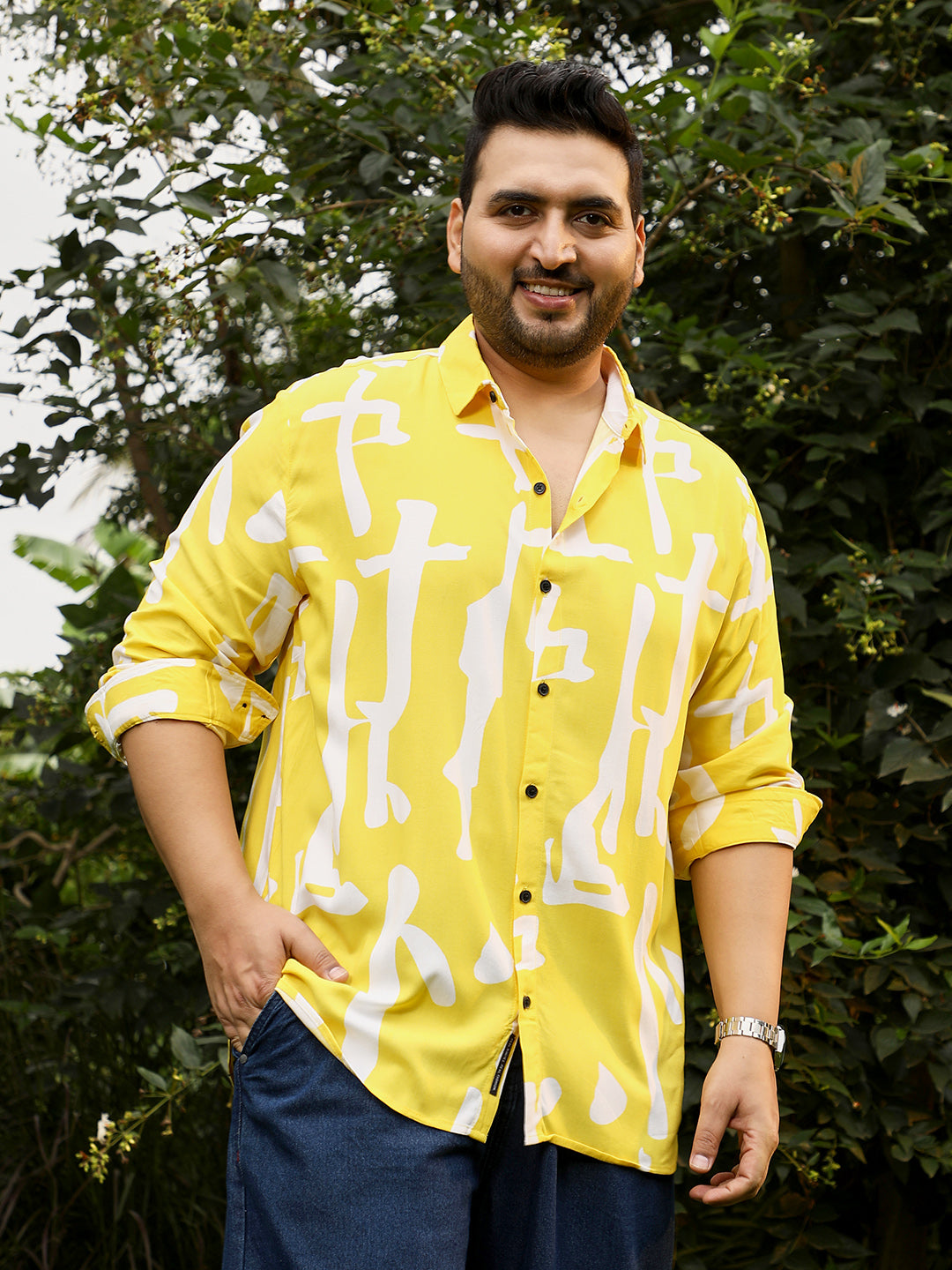 Abstract Print Shirt