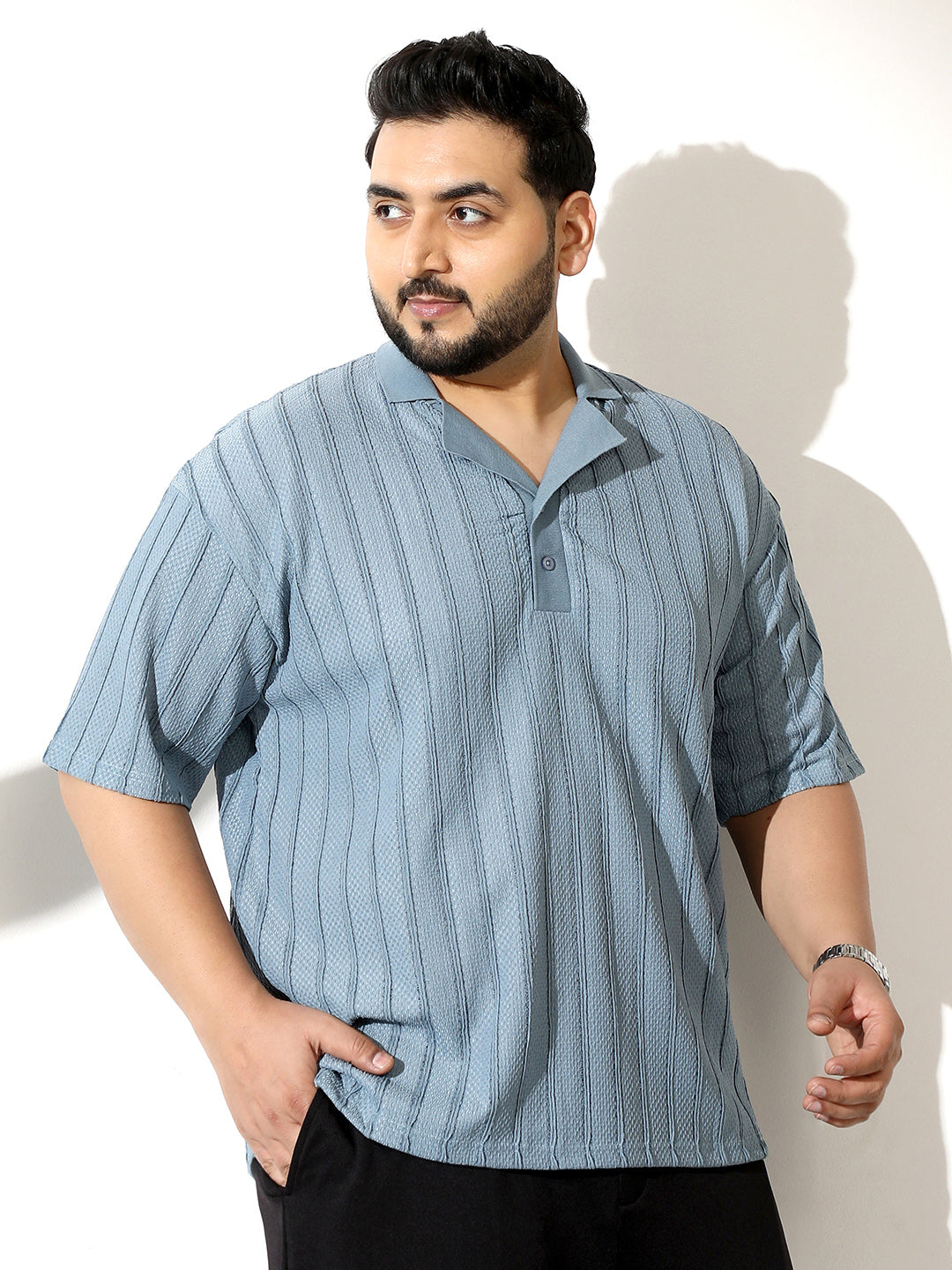 Wicker-Tactile Polo T-Shirt