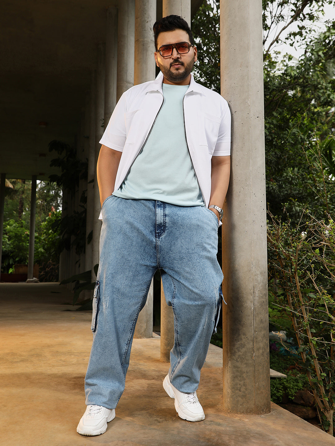 Cargo Denim Jeans