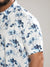 Blue & White Botanical Strokes Shirt