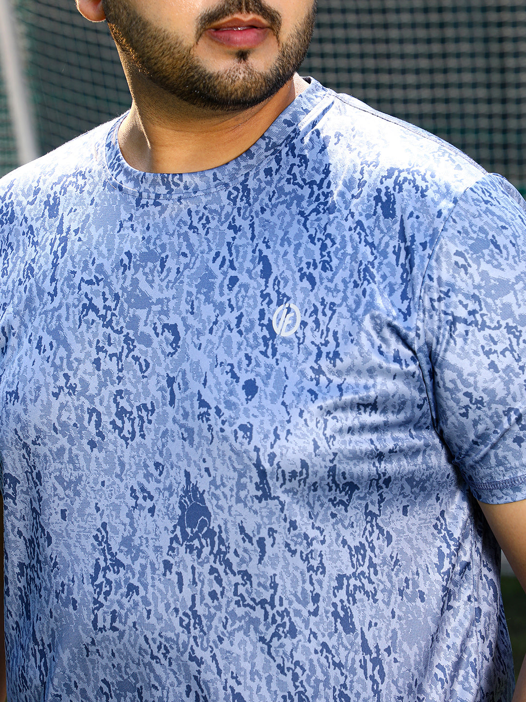 Abstract Print Activewear T-Shirt