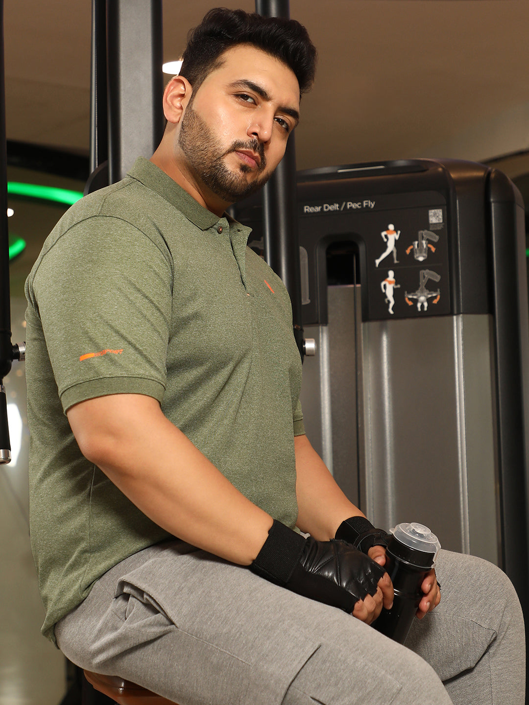 Basic Activewear Polo T-Shirt