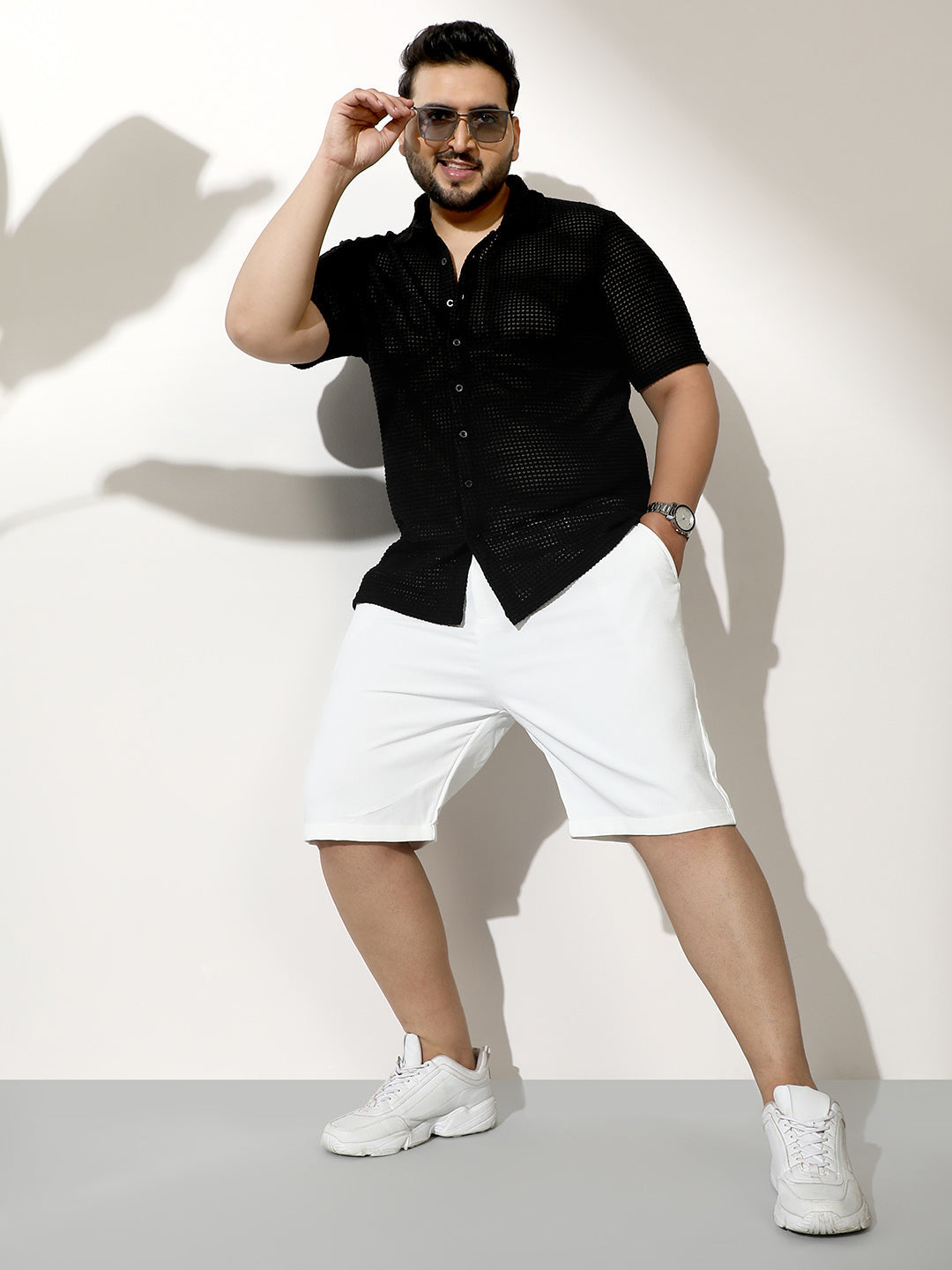 Tailored Linen-Blend Shorts