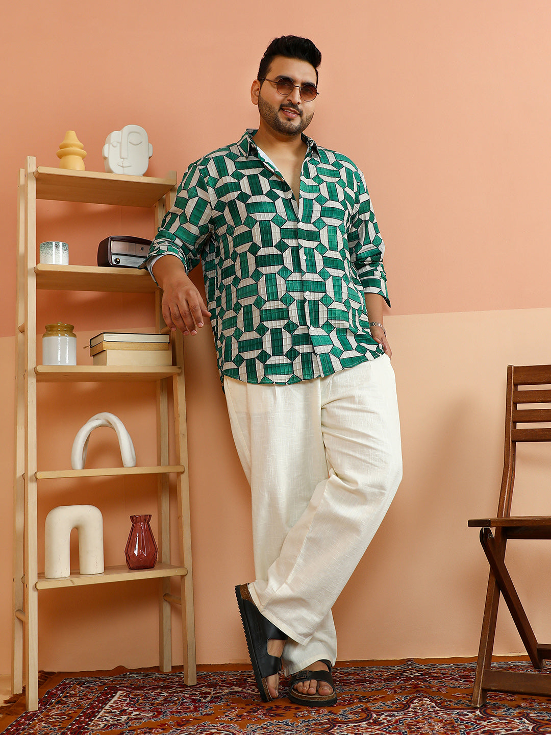 Contrast Block Shirt