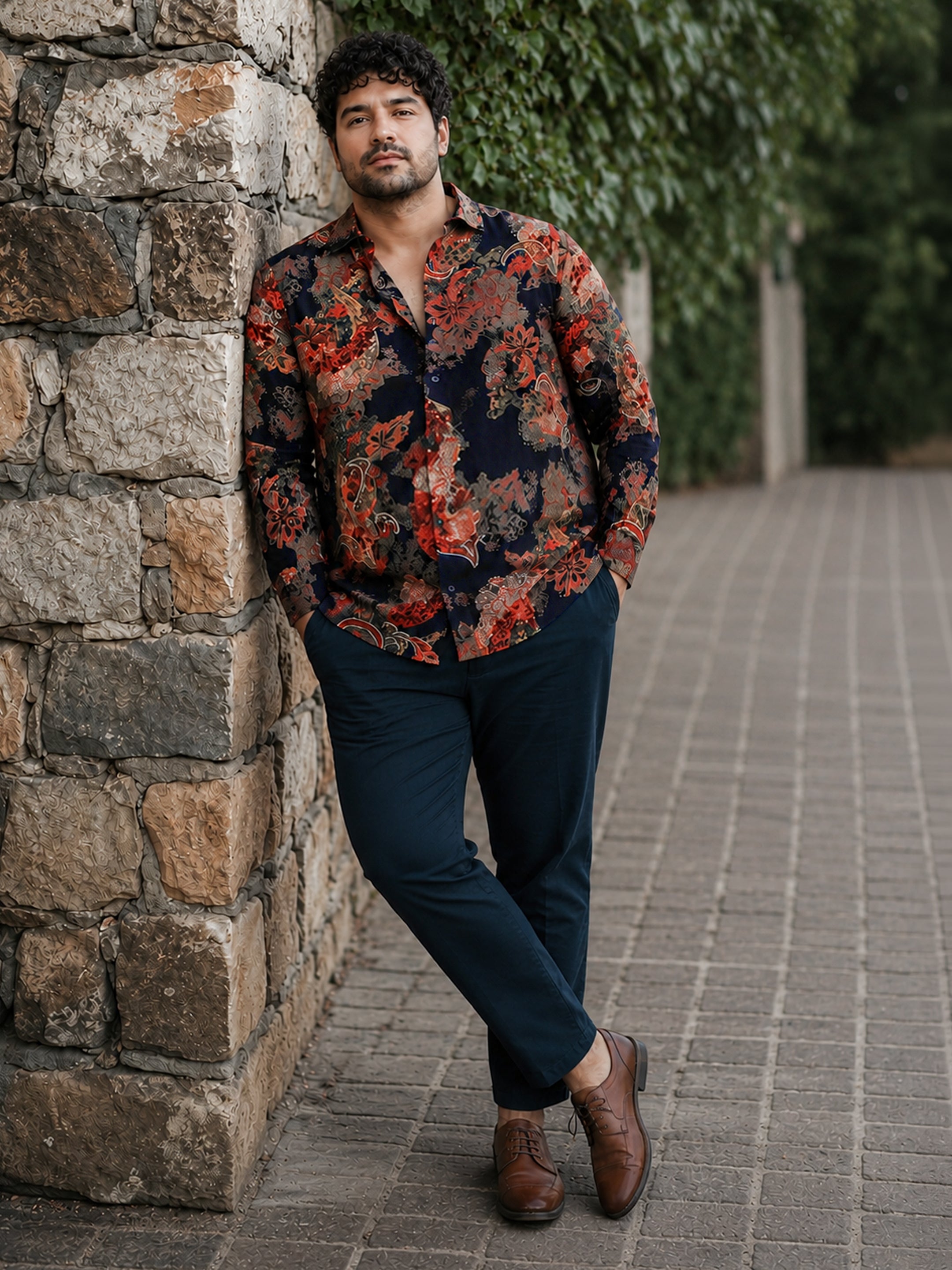 All Over Floral Printed Shirt