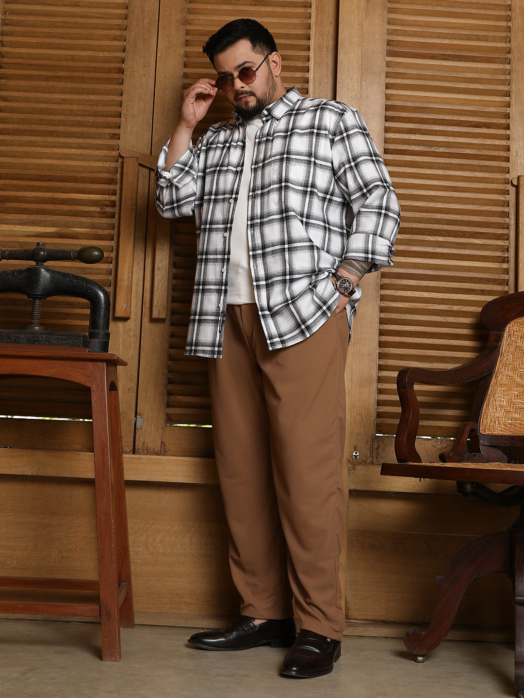 Brushed Buffalo Check Shirt