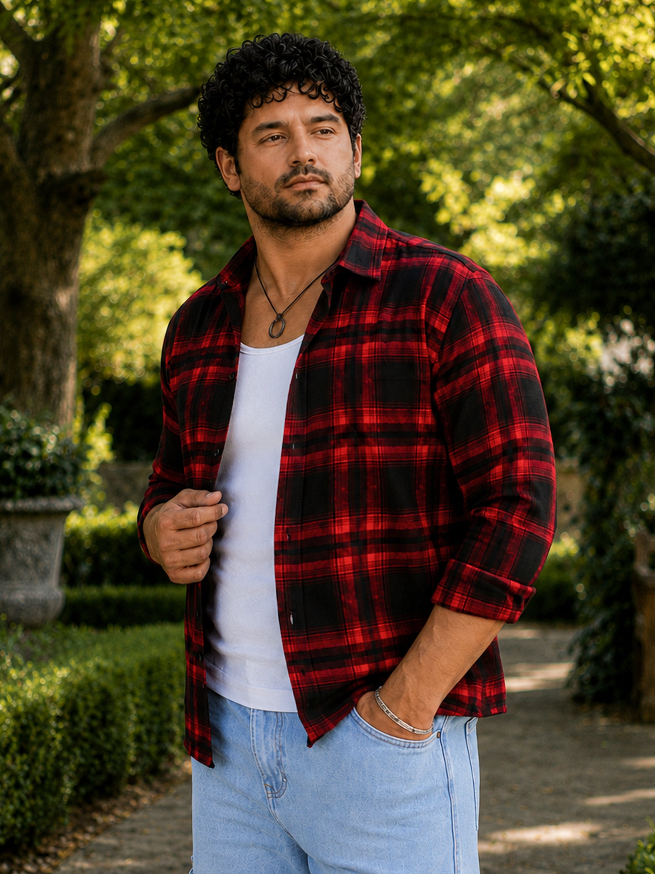Buffalo Check Flannel Shirt