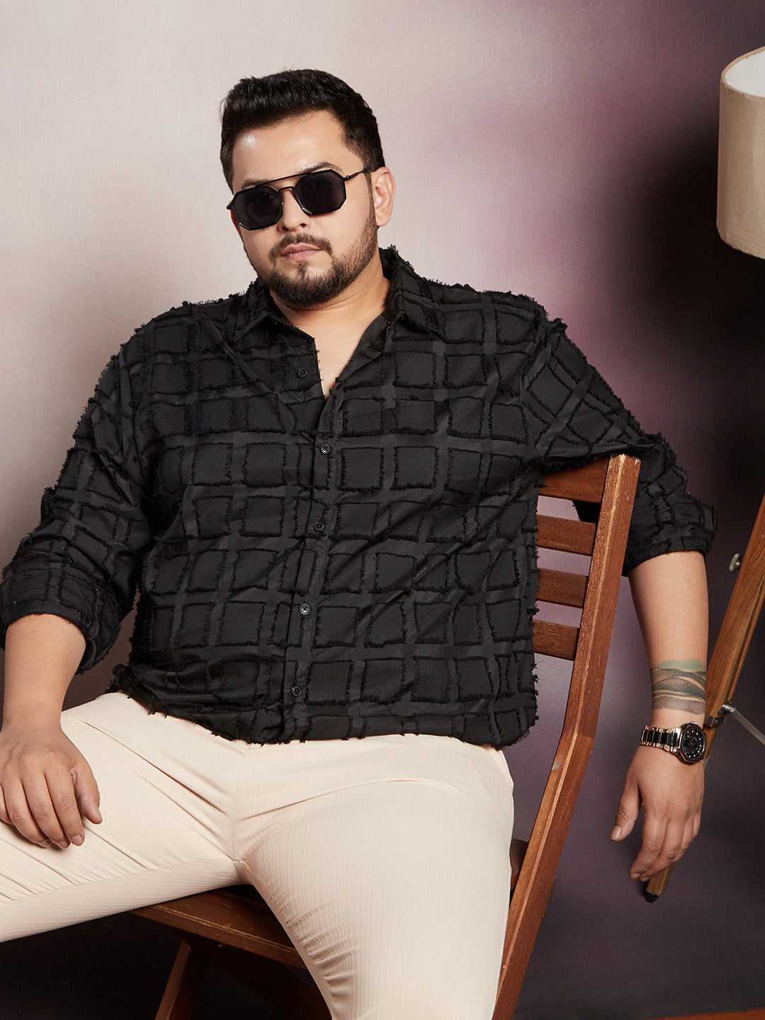 Cubic-Tassel Shirt