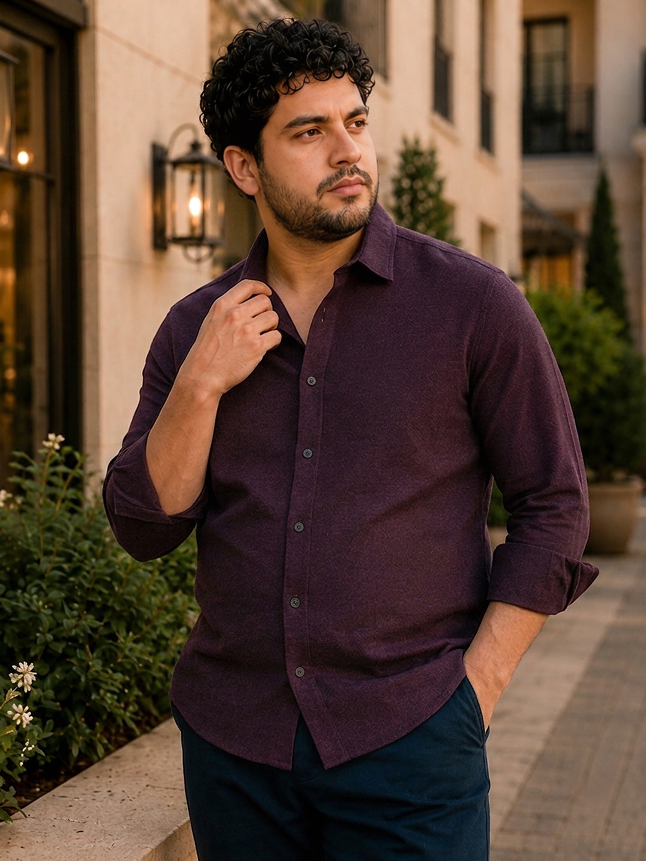 Solid Brushed Shirt