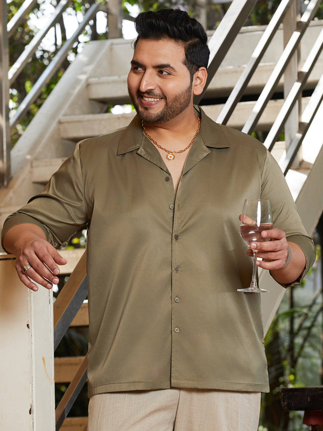 Solid Cuban Shirt