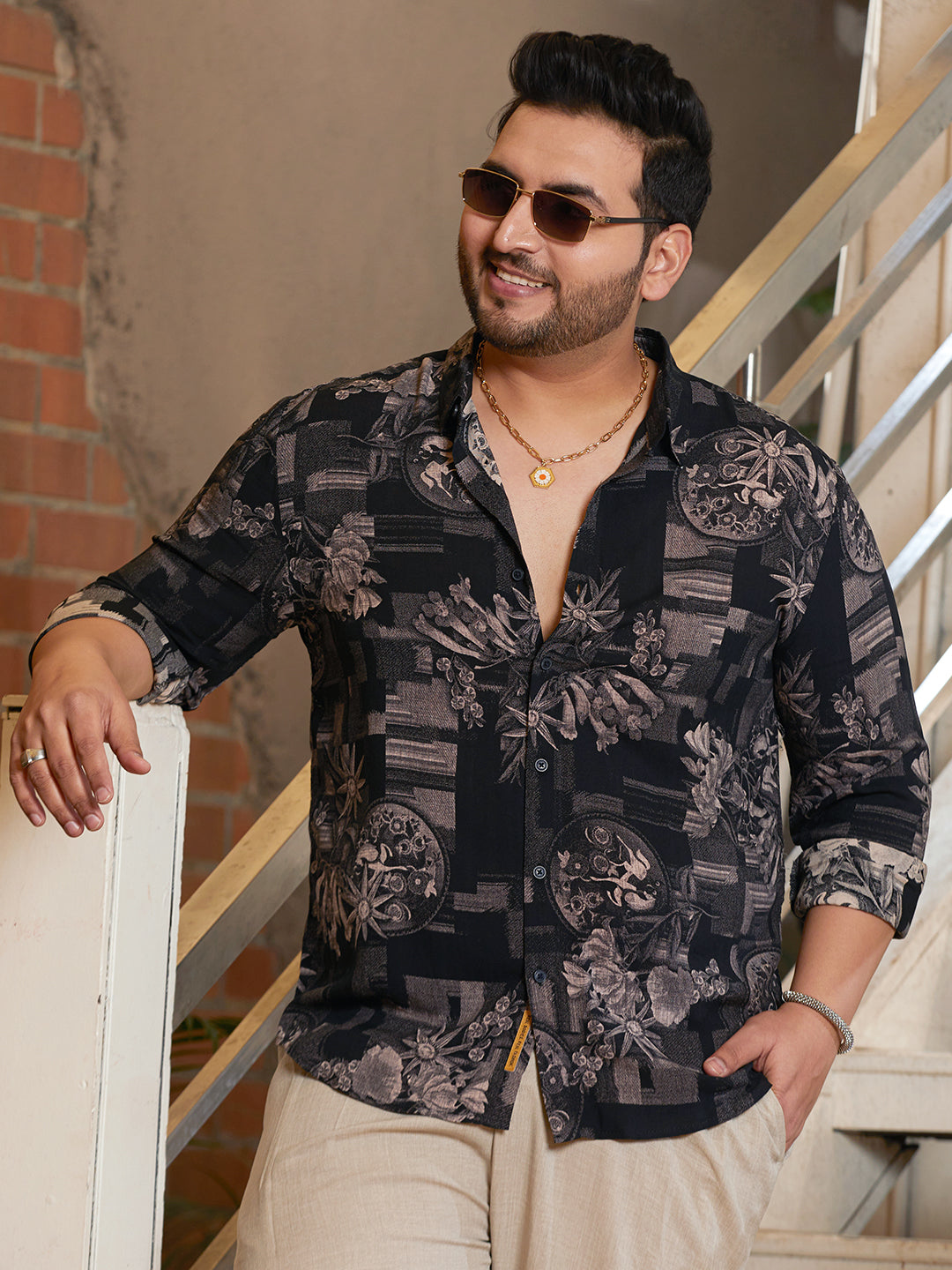 Bloom-Imprint Shirt