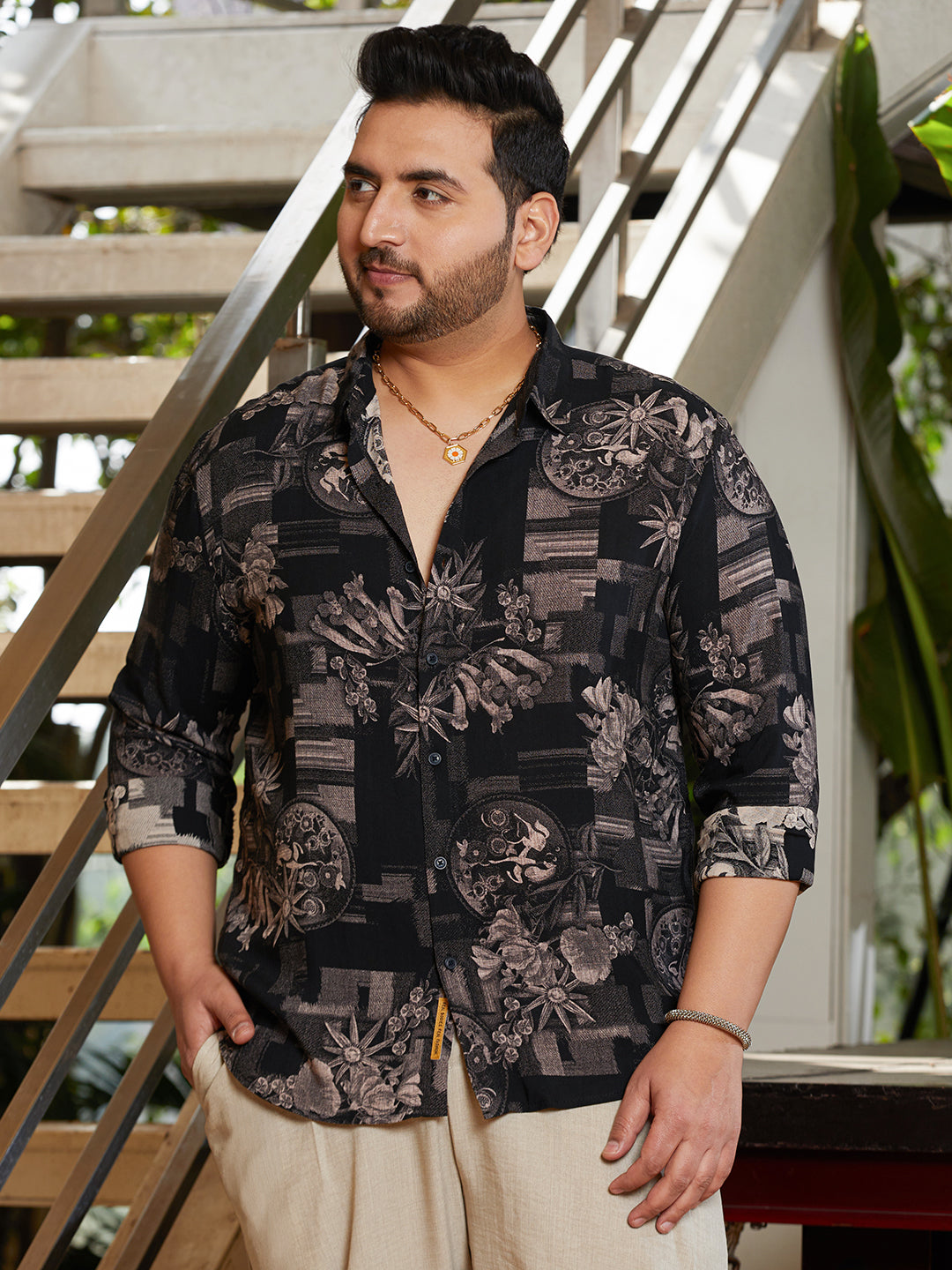 Bloom-Imprint Shirt