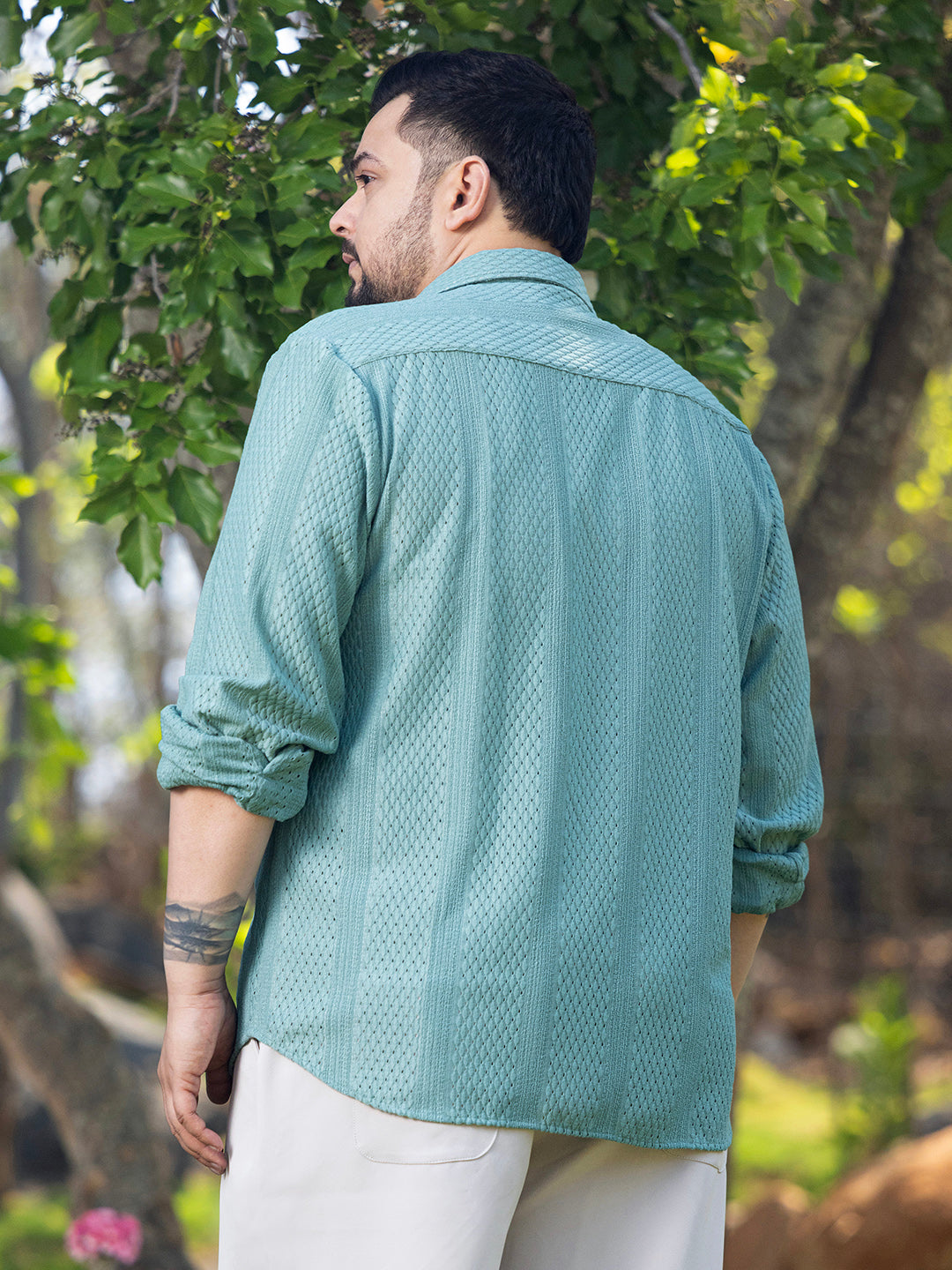 Marquise-Panel Tactile Shirt