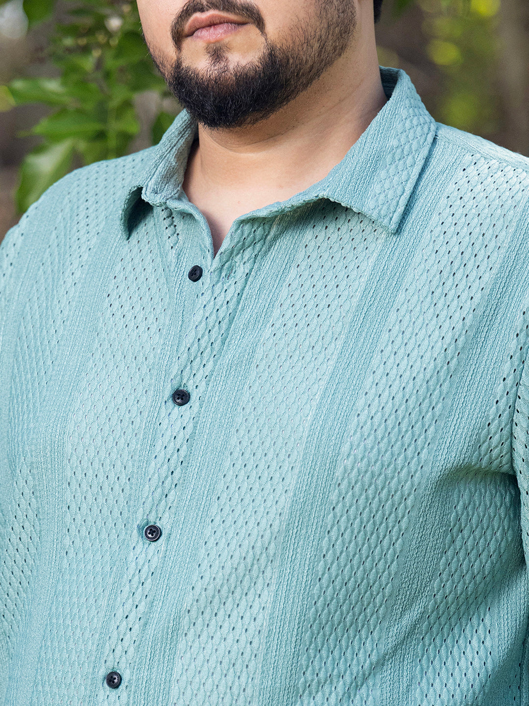 Marquise-Panel Tactile Shirt