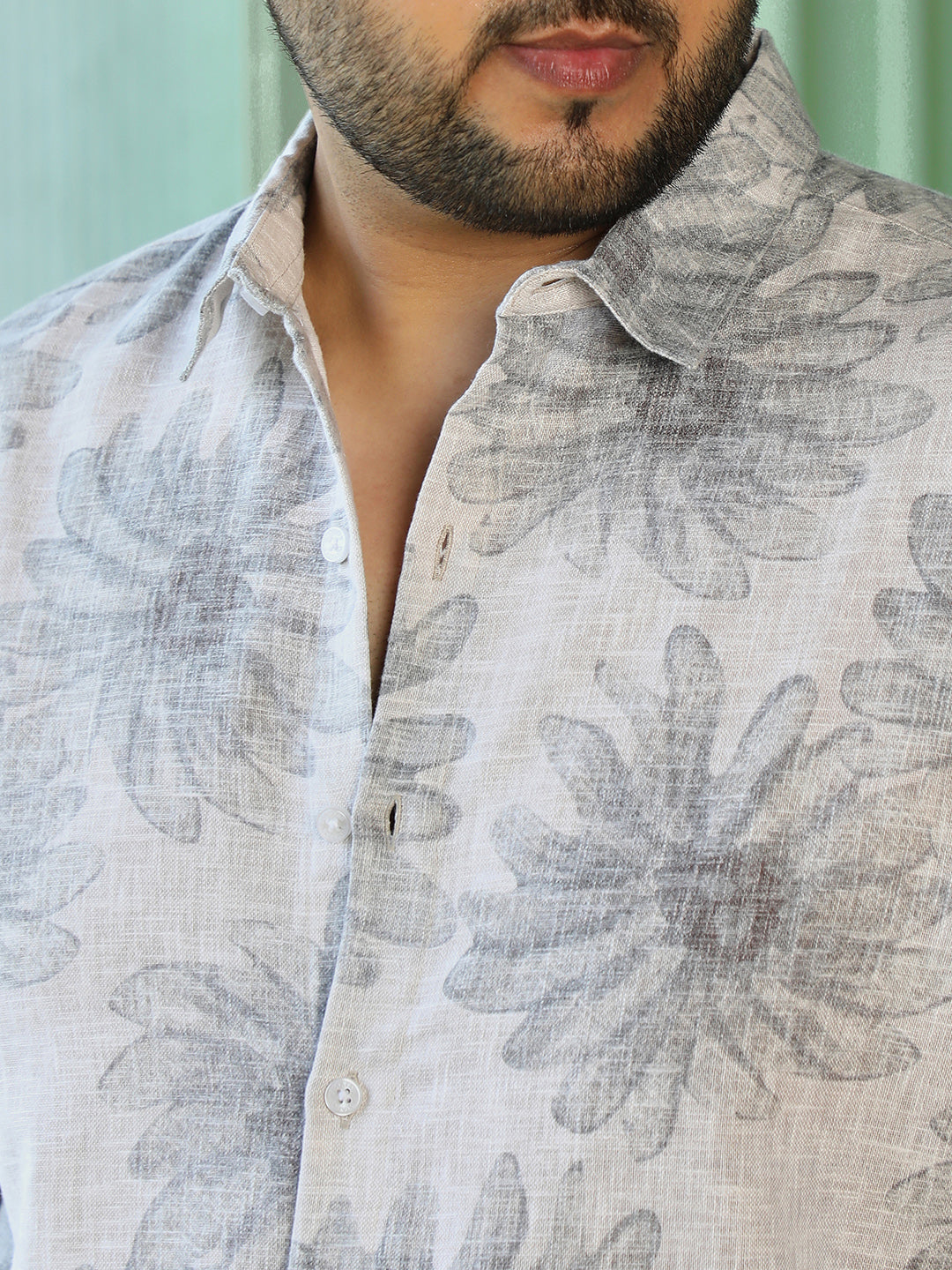 Off-White Floral Shirt