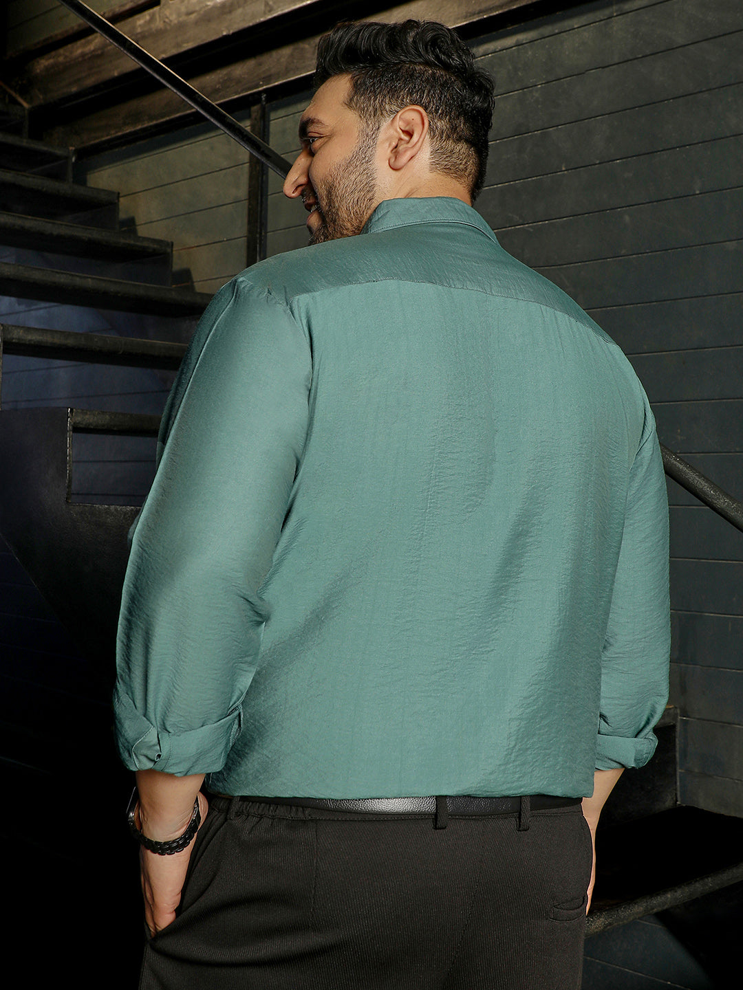 Sage Green Solid Shirt