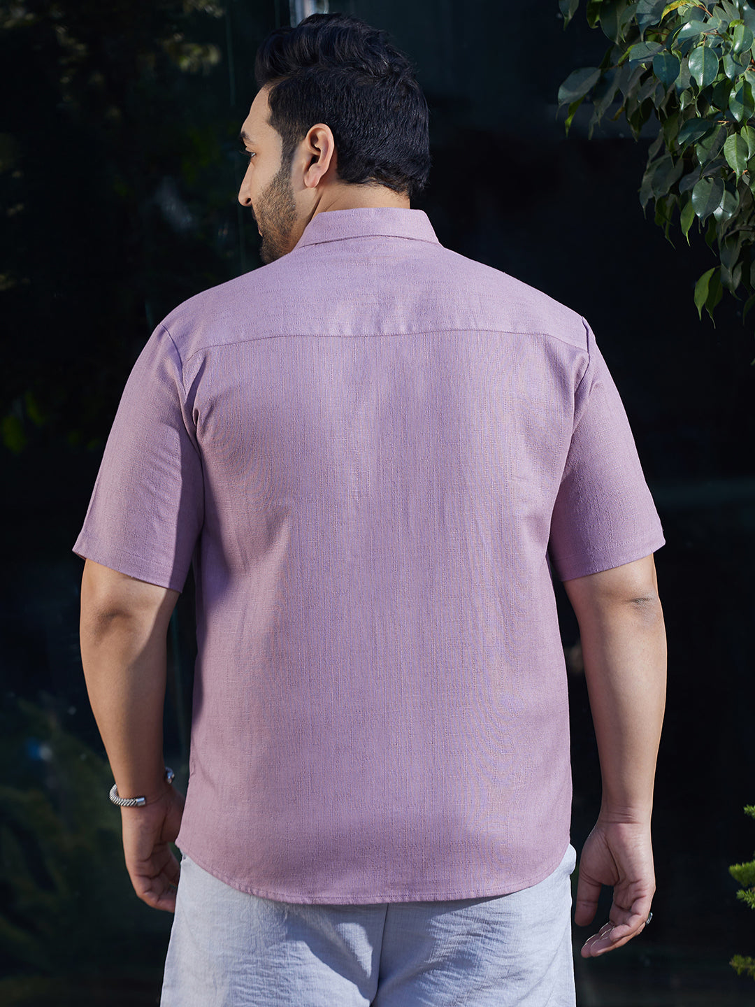 Solid Cotton Shirt