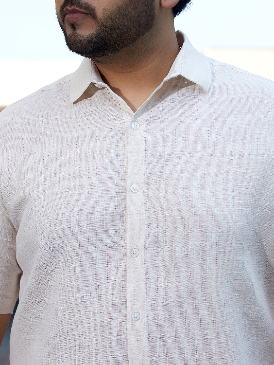 Solid Cotton Shirt