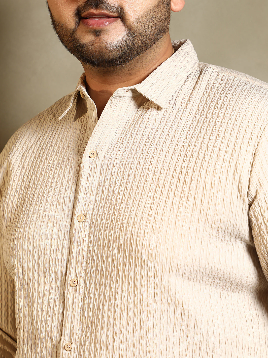 Braid-Lined Tactile Shirt