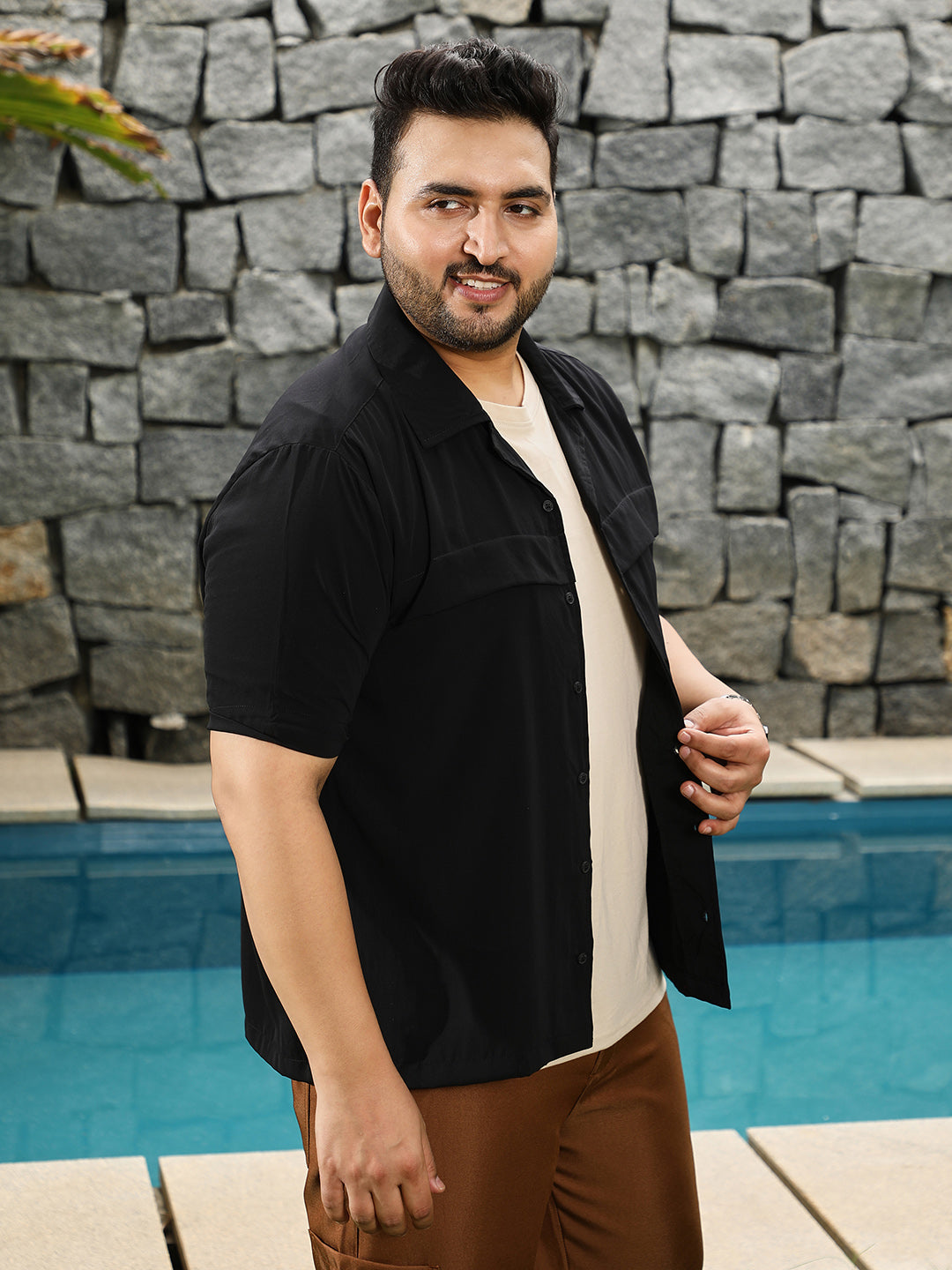 Front-Flap Cuban Shirt