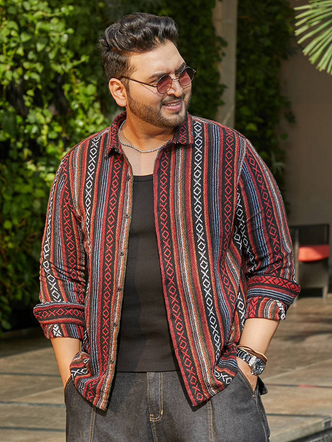 Folk-Weave Shirt