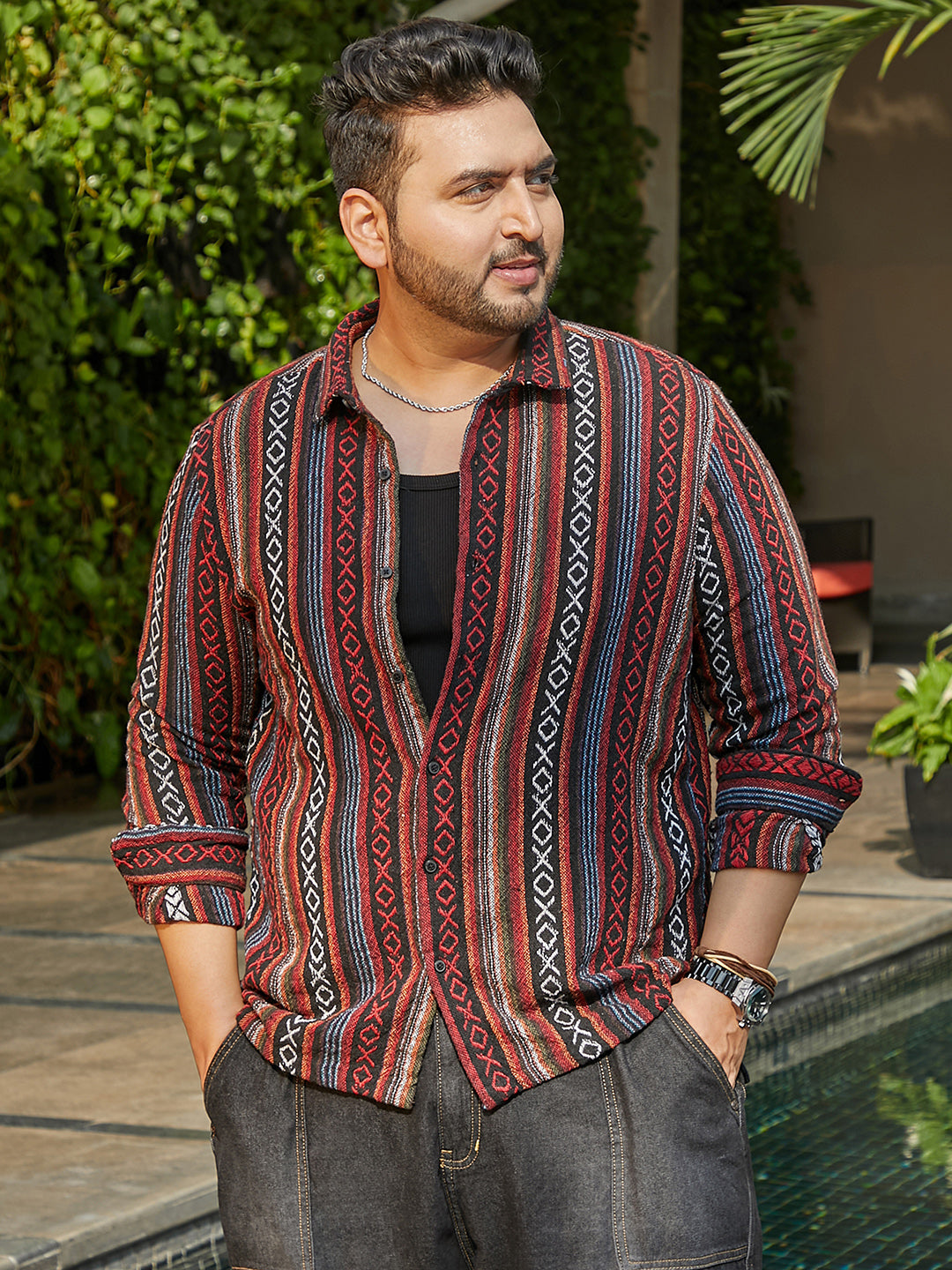 Folk-Weave Shirt